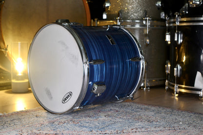 Premier Olympic 14" x 14" Floor Tom in Blue Silk Pearl - 1970s