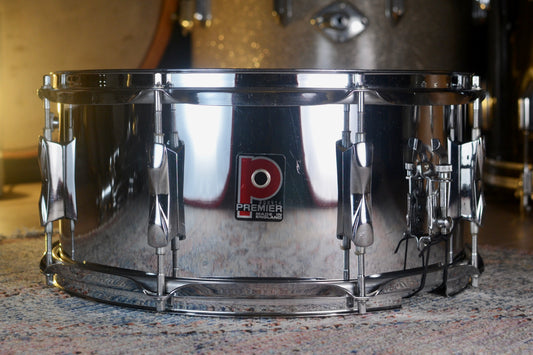 Premier '1006' 14x6.5" Steel Snare Drum - 1980