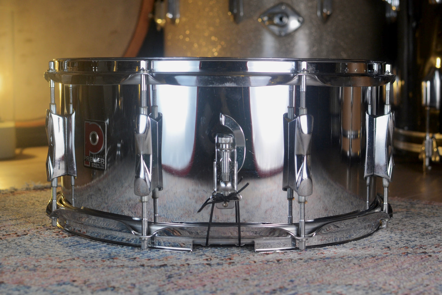 Premier '1006' 14x6.5" Steel Snare Drum - 1980