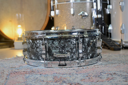 Ludwig Vintage Jazz Festival 14x5" Snare Drum in Black Marine Pearl - 1966