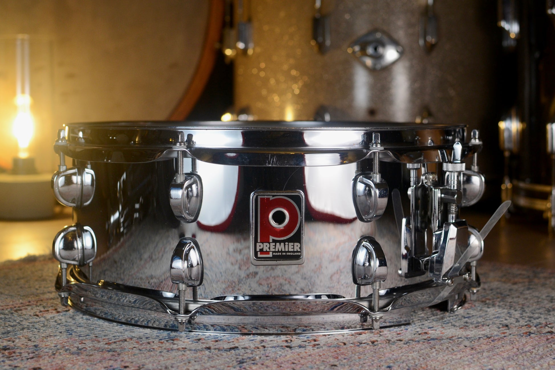 Premier APK '1065' 14x5.5" Steel Snare Drum - 1990s