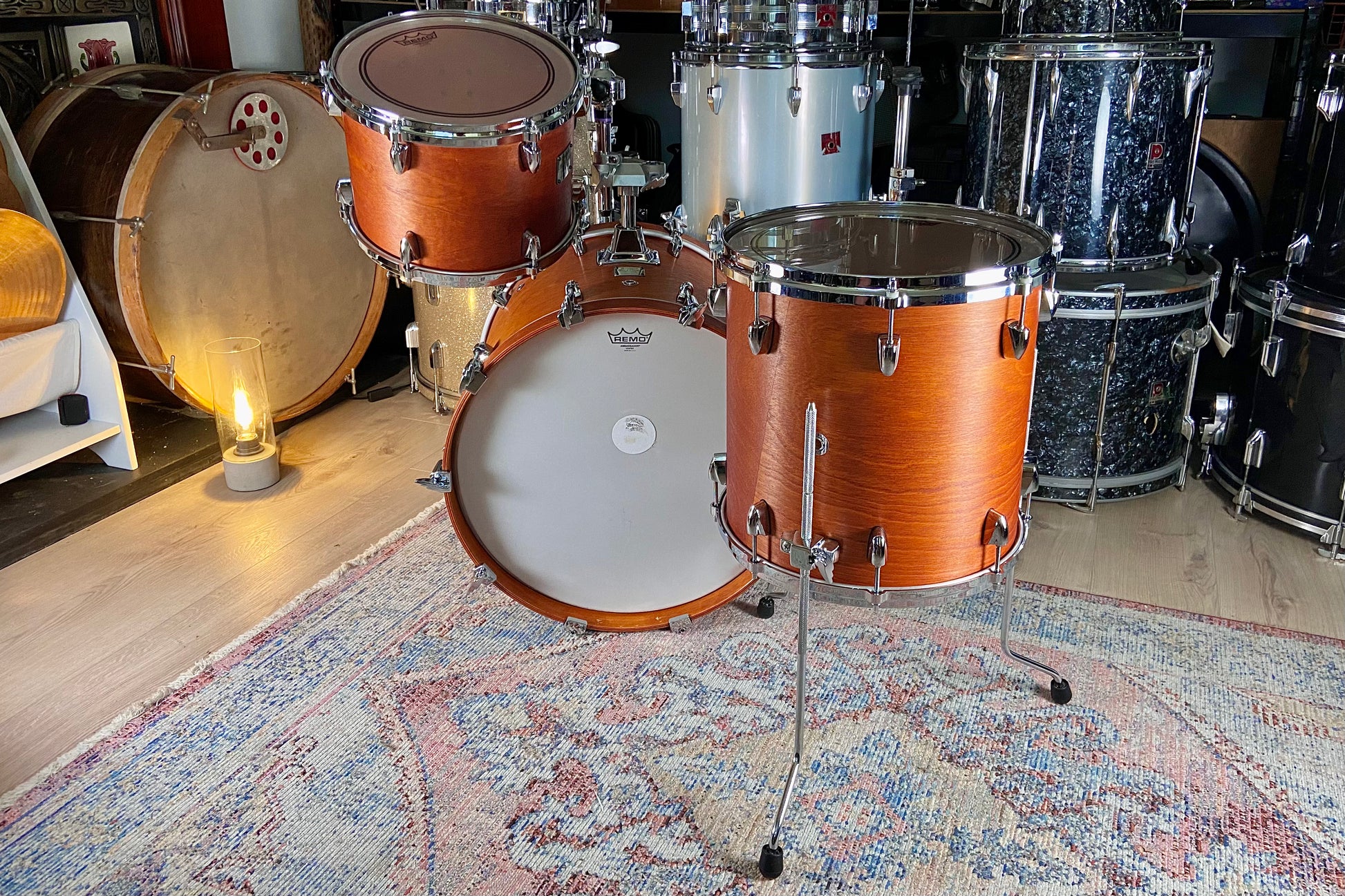 Yamaha Birch Custom Absolute Drum Kit in Vintage Natural - 20" / 12" / 14"