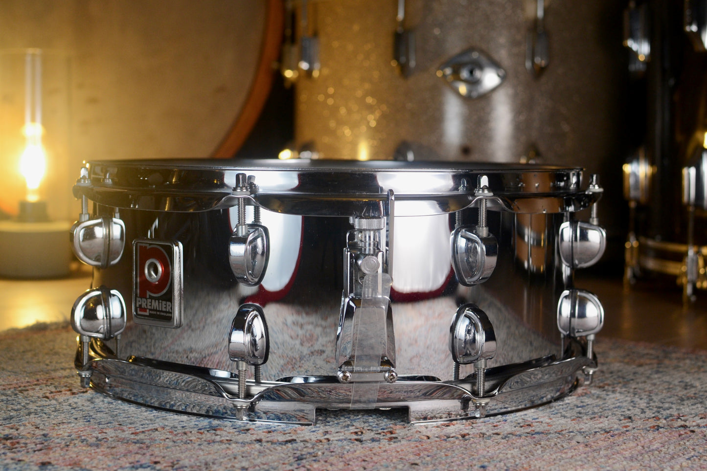 Premier APK '1065' 14x5.5" Steel Snare Drum - 1990s