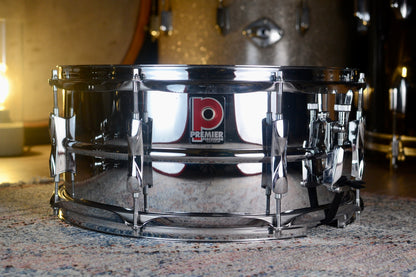 Premier '1026' 14x6.5" Vintage Steel Snare Drum  - 1990s