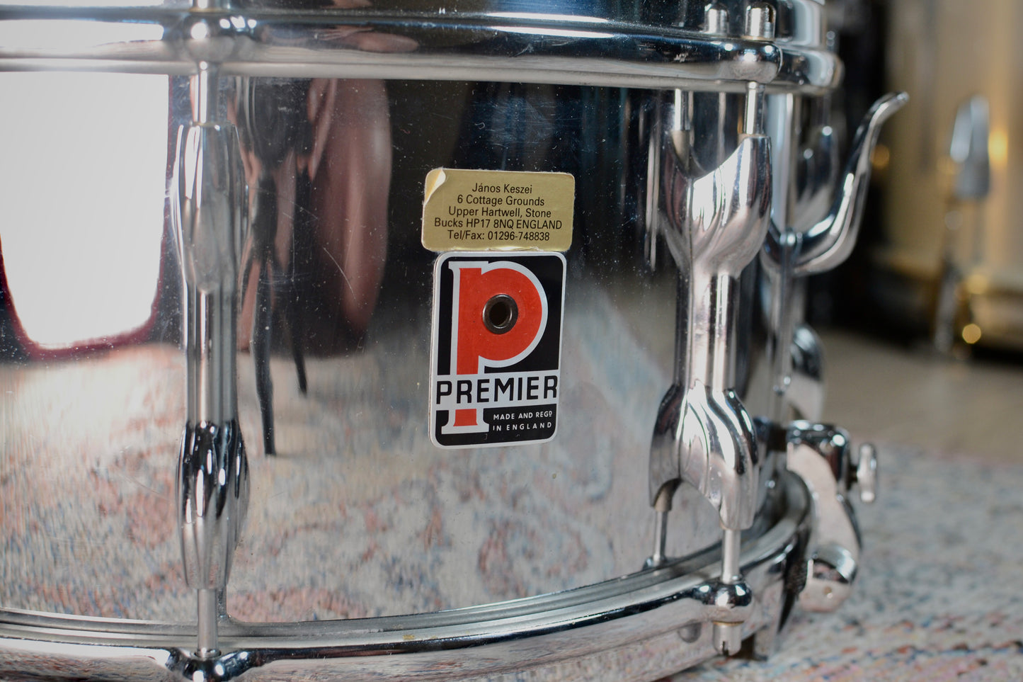 Premier ‘No.3’ Super Ace 14x6.5" Vintage Snare Drum - 1958