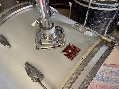 Tama Red Badge Swingstar 'SS-50DX' Drum Kit In Metallic White - 1977