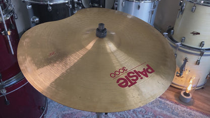 Paiste 3000 20" Vintage Crash Cymbal (Repaired) - 1910g