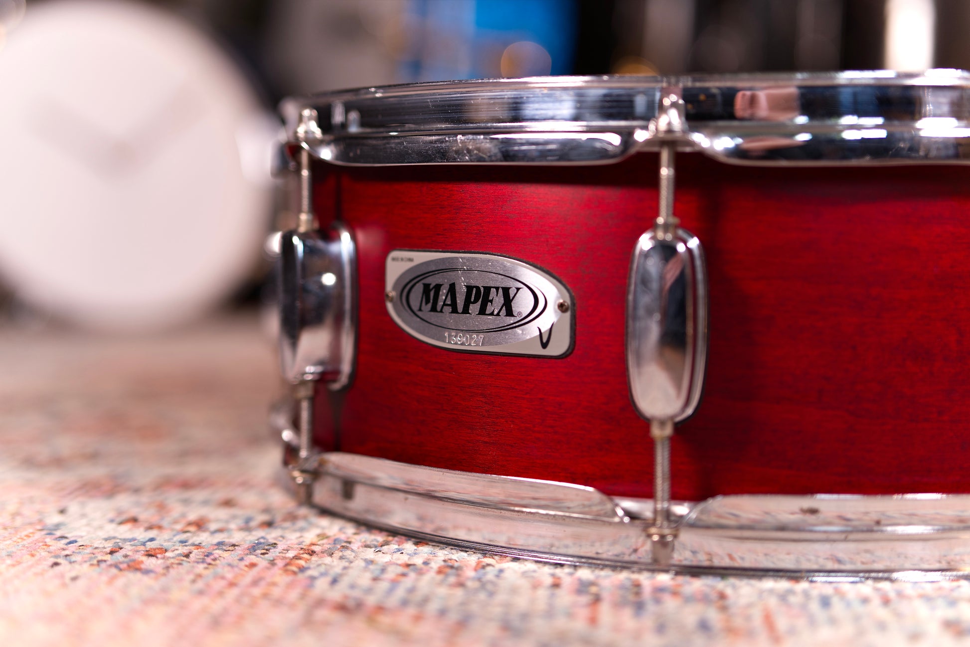 Mapex 14x5.5" V Series Snare Drum in Wax Cherry Red - 2005
