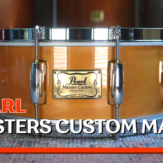 Pearl 'MMX5514C' MMX Masters Custom 14x5.5" Snare Drum in Natural Maple - 1999