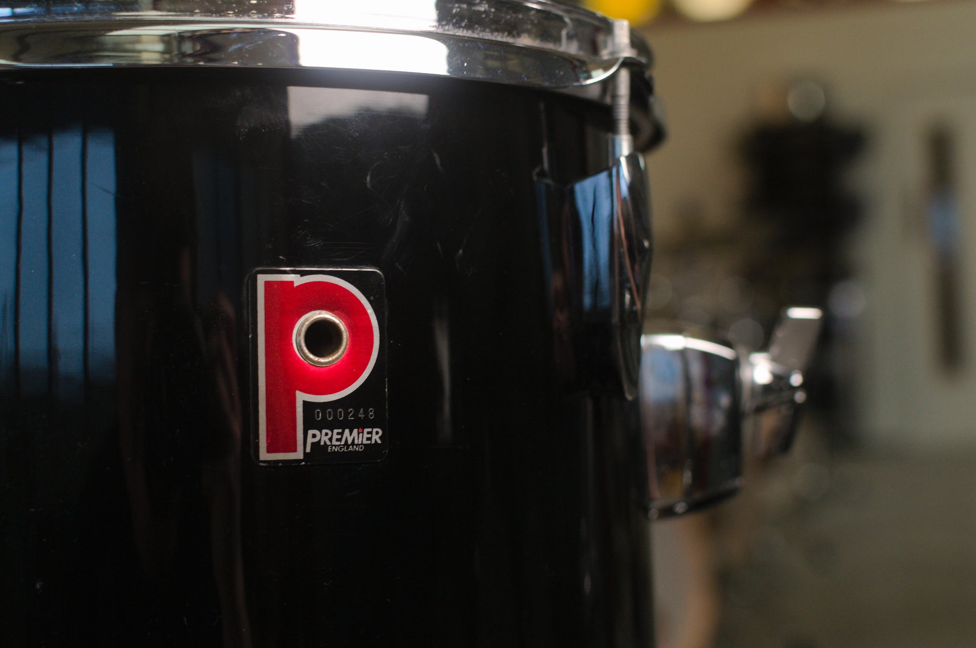 Premier APK Concert Tom Drum Kit in Liquid Black - 1990's