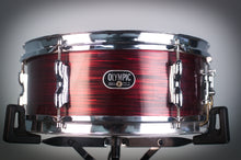 Load image into Gallery viewer, Premier Olympic &#39;1182&#39; Snare Drum in Red Silk Pearl - 1966
