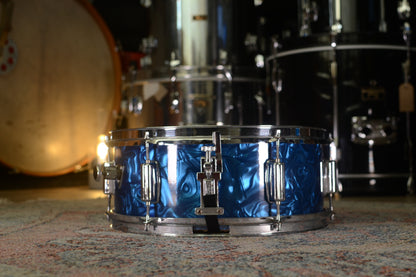 NewSound 14x5.5” Snare Drum in Blue Satin Flame - 1960’s