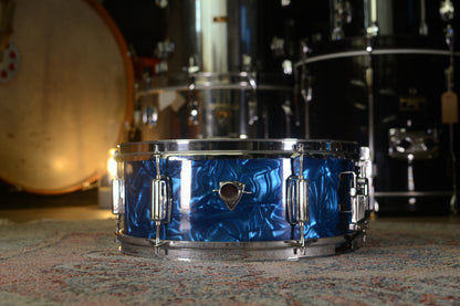 NewSound 14x5.5” Snare Drum in Blue Satin Flame - 1960’s