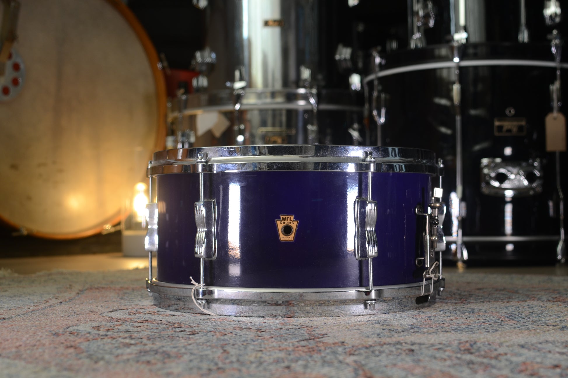 WFL Ludwig 'Supreme Concert' 14" x 6.5" Snare Drum - 1950's