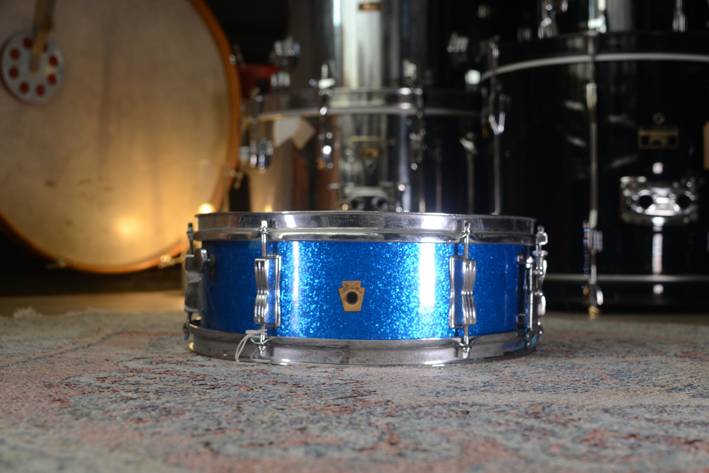 Ludwig Pioneer 14x5.5" Snare Drum in Sparkling Blue Pearl - 1967