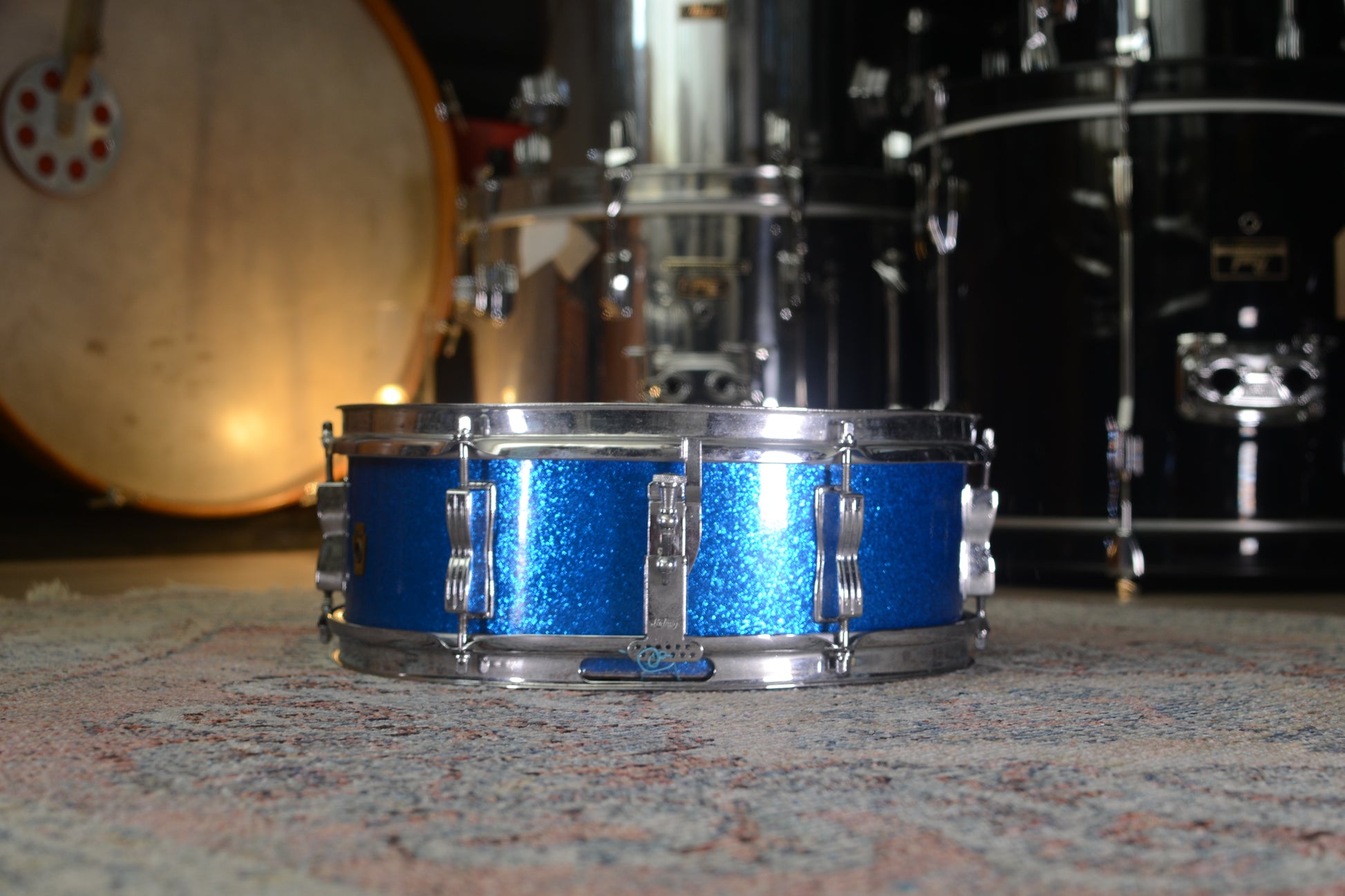 Ludwig Pioneer 14x5.5" Snare Drum in Sparkling Blue Pearl - 1967