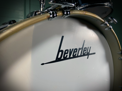 Beverley 'The Galaxy 21' 3-Piece Mahogany Drum Kit in Jet Black - 1969