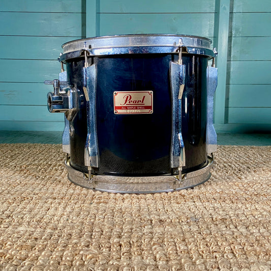 Pearl MLX All Maple Shell 12x10" Rack Tom in Piano Black - 1988