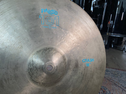 Paiste '101' 16" Crash Cymbal Re-hammered - 1140g