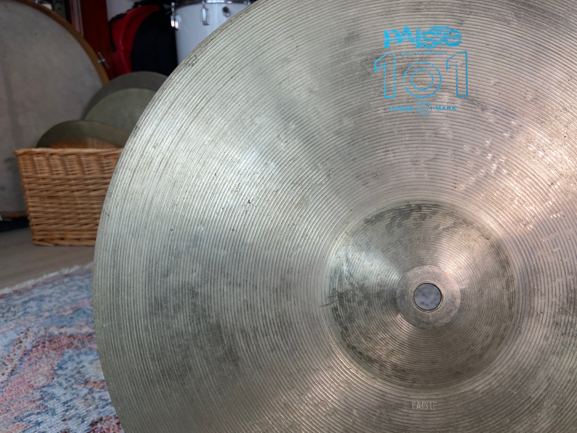 Paiste '101' 16" Crash Cymbal Re-hammered - 1140g