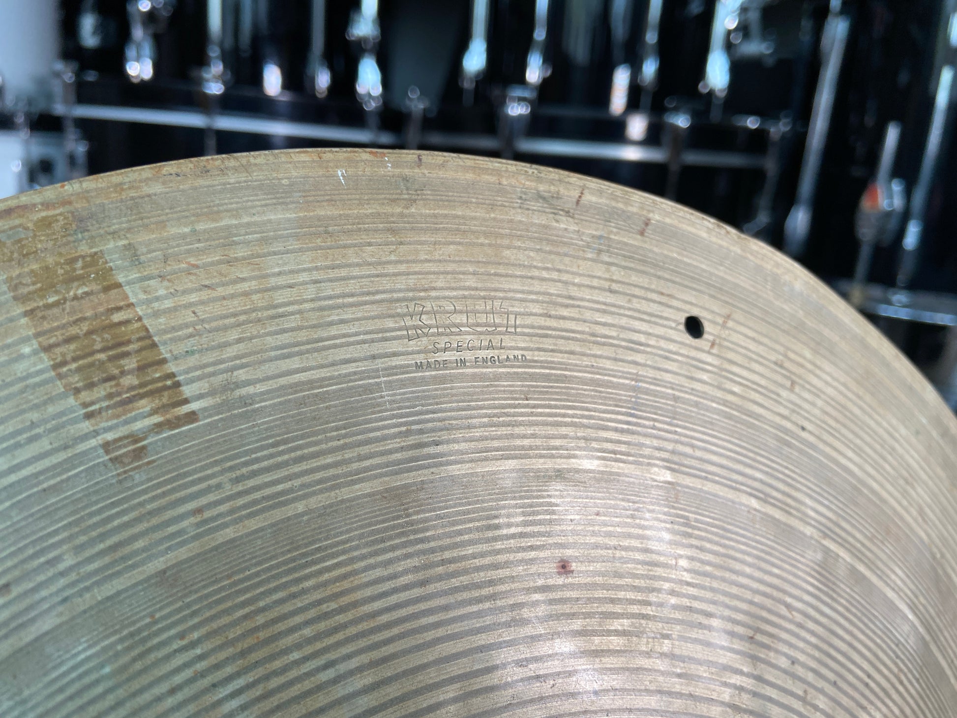 Krut Special 15" Crash Cymbal Re-hammered - 864g