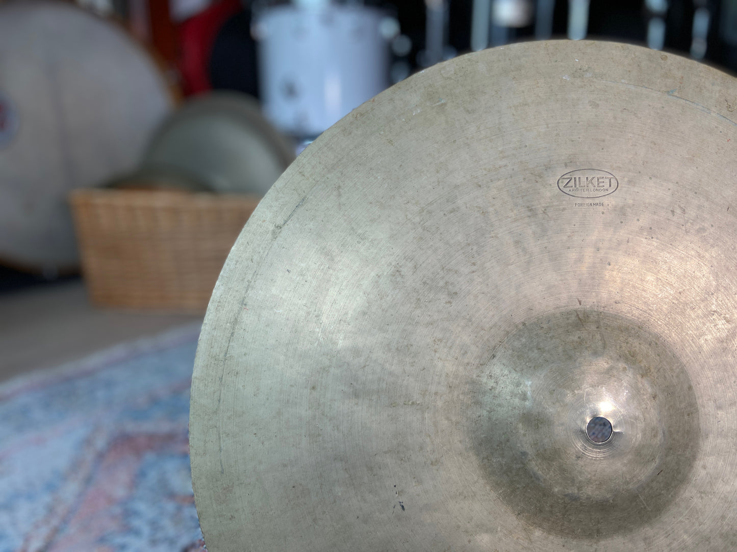 Zilket 18" Crash Cymbal Re-hammered - 1246g