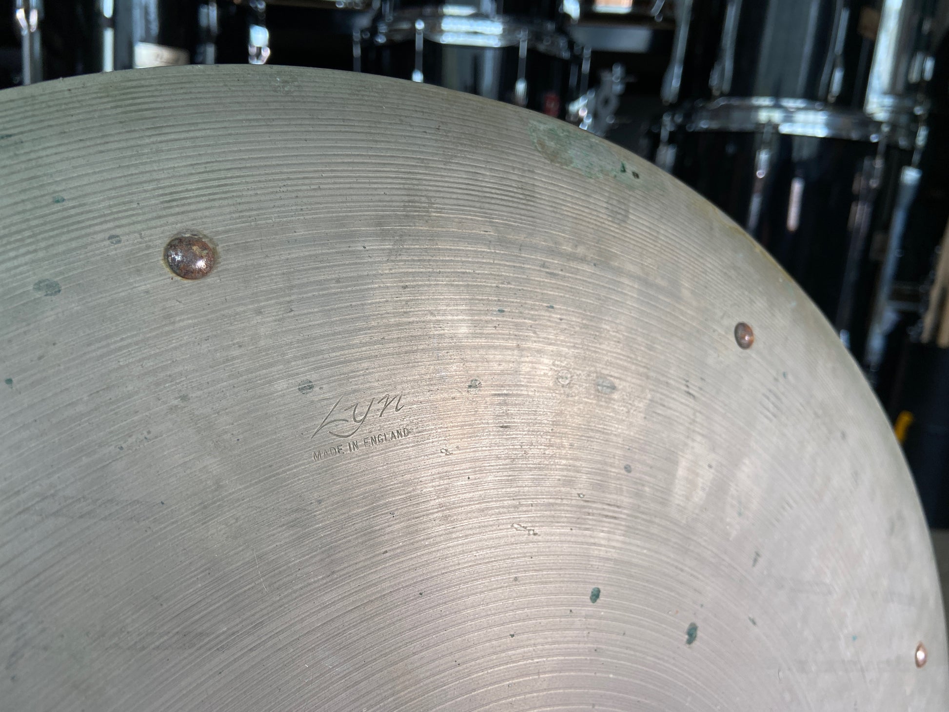 Zyn 20" Vintage Rivet Crash-Ride Cymbal - 1960's - 1683g