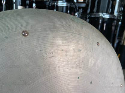 Zyn 20" Vintage Rivet Crash-Ride Cymbal - 1960's - 1683g