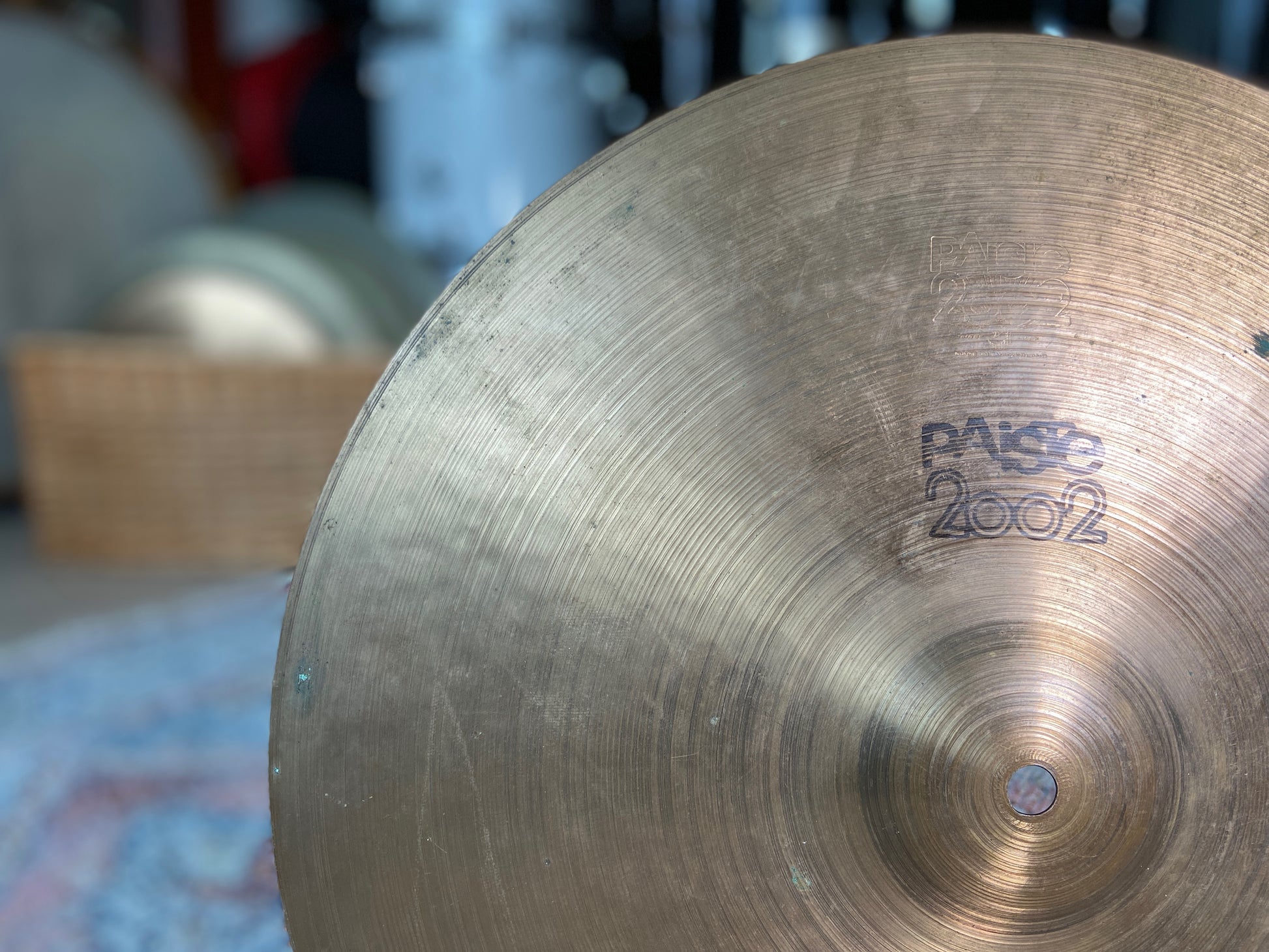 Paiste 2002 Black Label 16" Crash Cymbal - 1040g