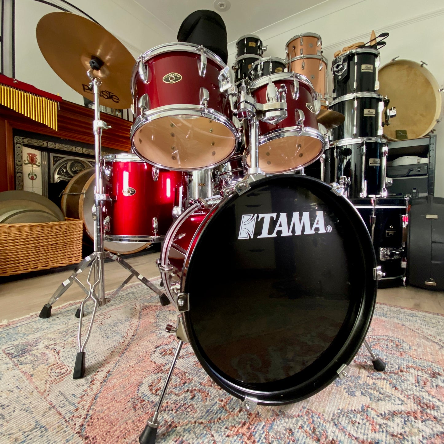 Tama Stagestar Bop Drum Kit with Snare Drum in Wine Red