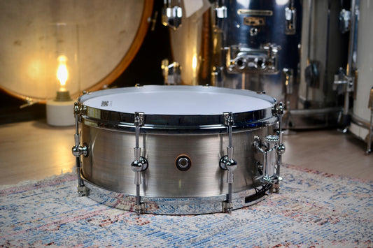 HD Custom Premier 14x5.5" Steel Snare Drum with INDé Strainer