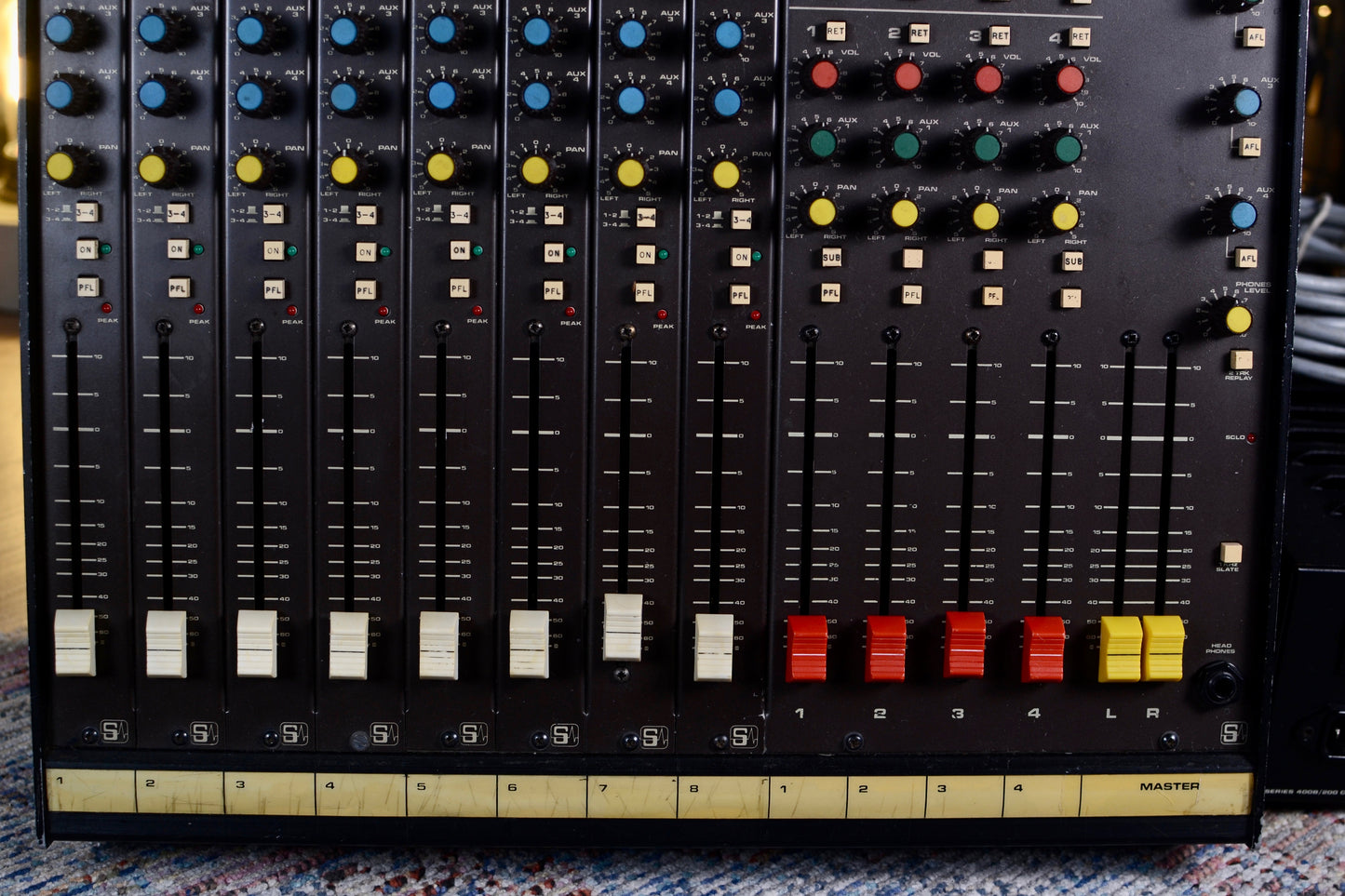 Soundcraft Series 200 8-Channel Vintage Analogue Mixing Desk - 1984