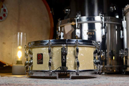 Premier Hi-Fi 14x5.5" Vintage Birch Snare Drum in White Marine Pearl - 1959