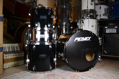 Peavey 'International Series II" 4-Piece Drum Kit - Jet Black