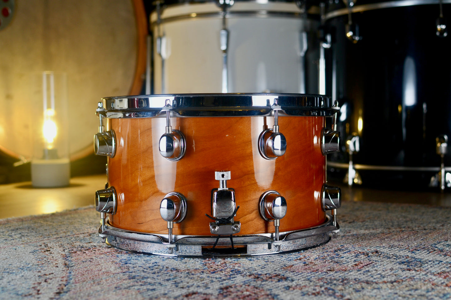 Black Panther 12x7" Maple & Cherry Snare Drum - Natural Gloss