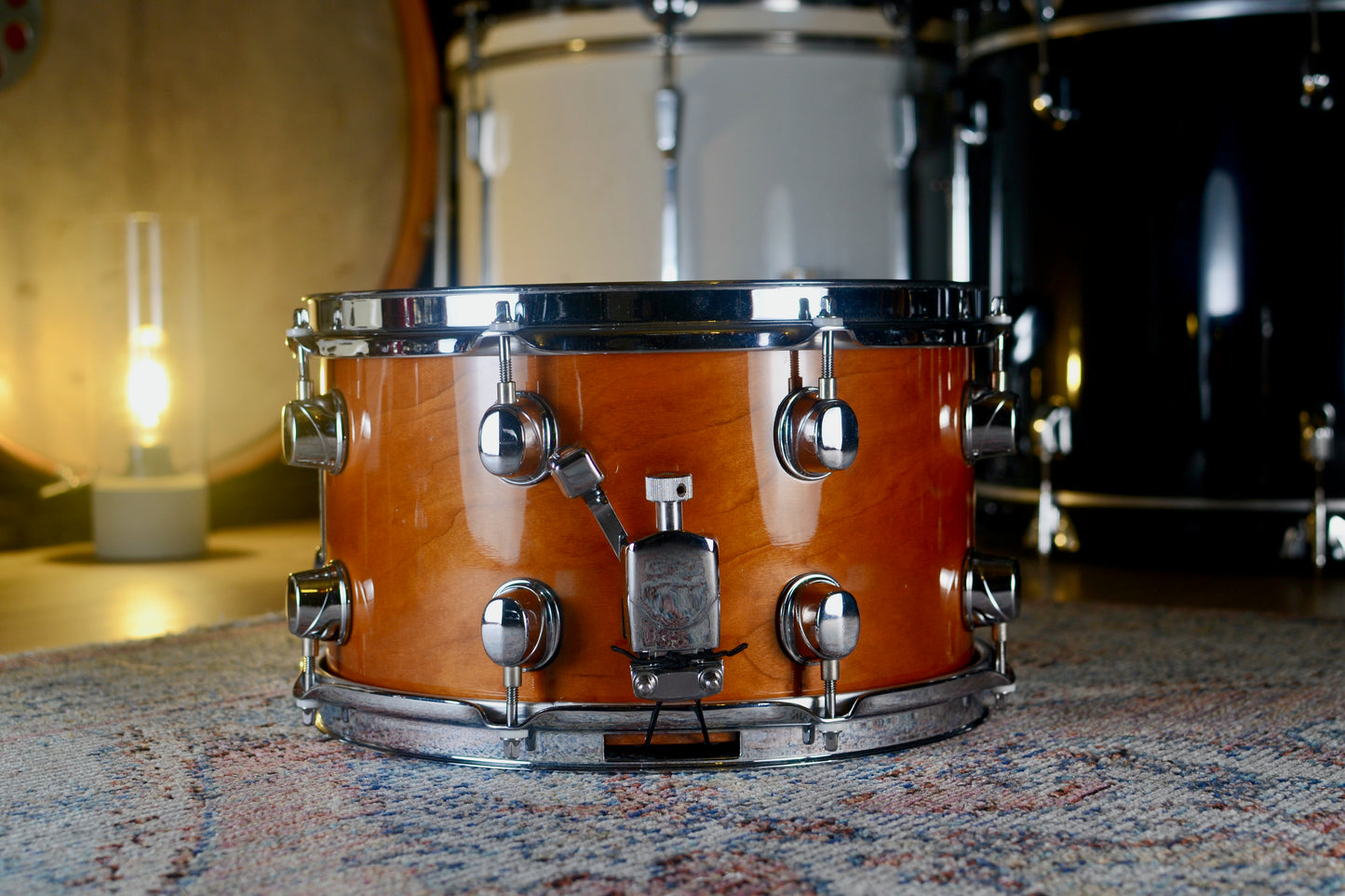 Black Panther 12x7" Maple & Cherry Snare Drum - Natural Gloss