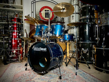 Load image into Gallery viewer, GlobalBeat Junior Drum Kit by Sonor in Blue - 18/10/12/14/12SD
