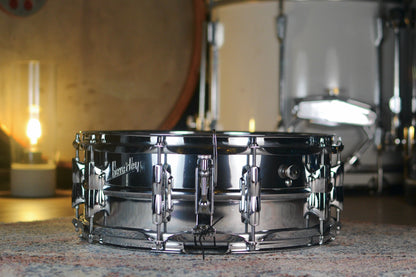 Beverley 'Cosmic 21' 14 x 5.5" Chrome Over Aluminium Snare Drum - 1960's