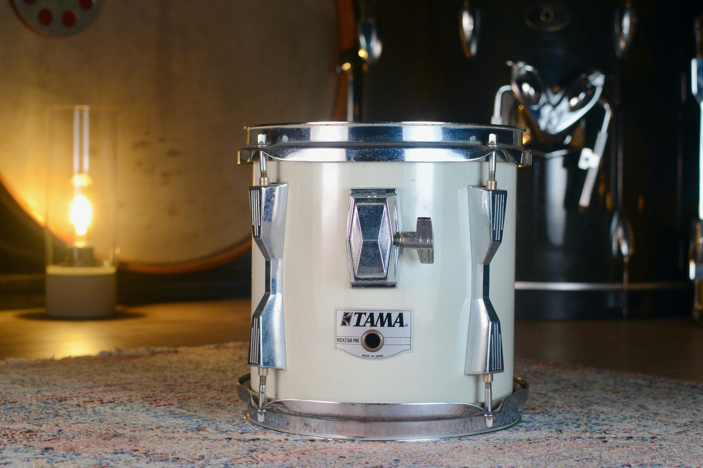 Tama Rockstar Pro 8x8" Rack Tom in Gloss White - 1990