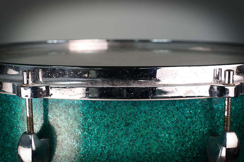 John Grey & Sons Autocrat 16x16" Floor Tom in Green Sparkle - 1963