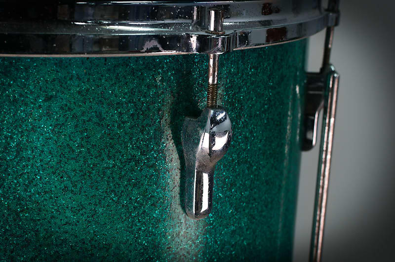 John Grey & Sons Autocrat 16x16" Floor Tom in Green Sparkle - 1963