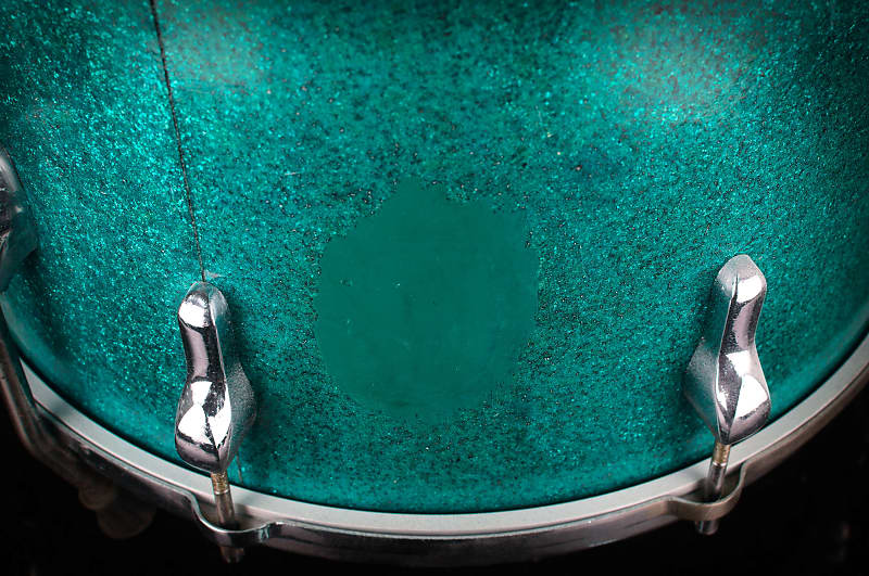 John Grey & Sons Autocrat 16x16" Floor Tom in Green Sparkle - 1963