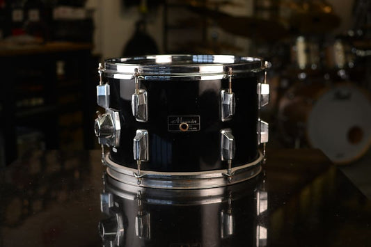 Pearl Maxwin '512' 12x8" Rack Tom 1980's Jet Black