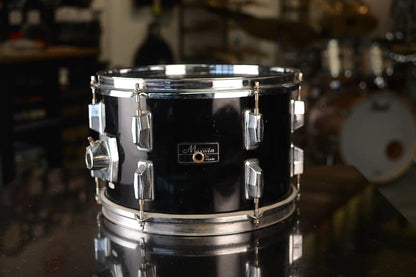 Pearl Maxwin '512' 12x8" Rack Tom 1980's Jet Black