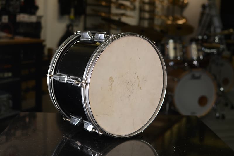 Pearl Maxwin '512' 12x8" Rack Tom 1980's Jet Black