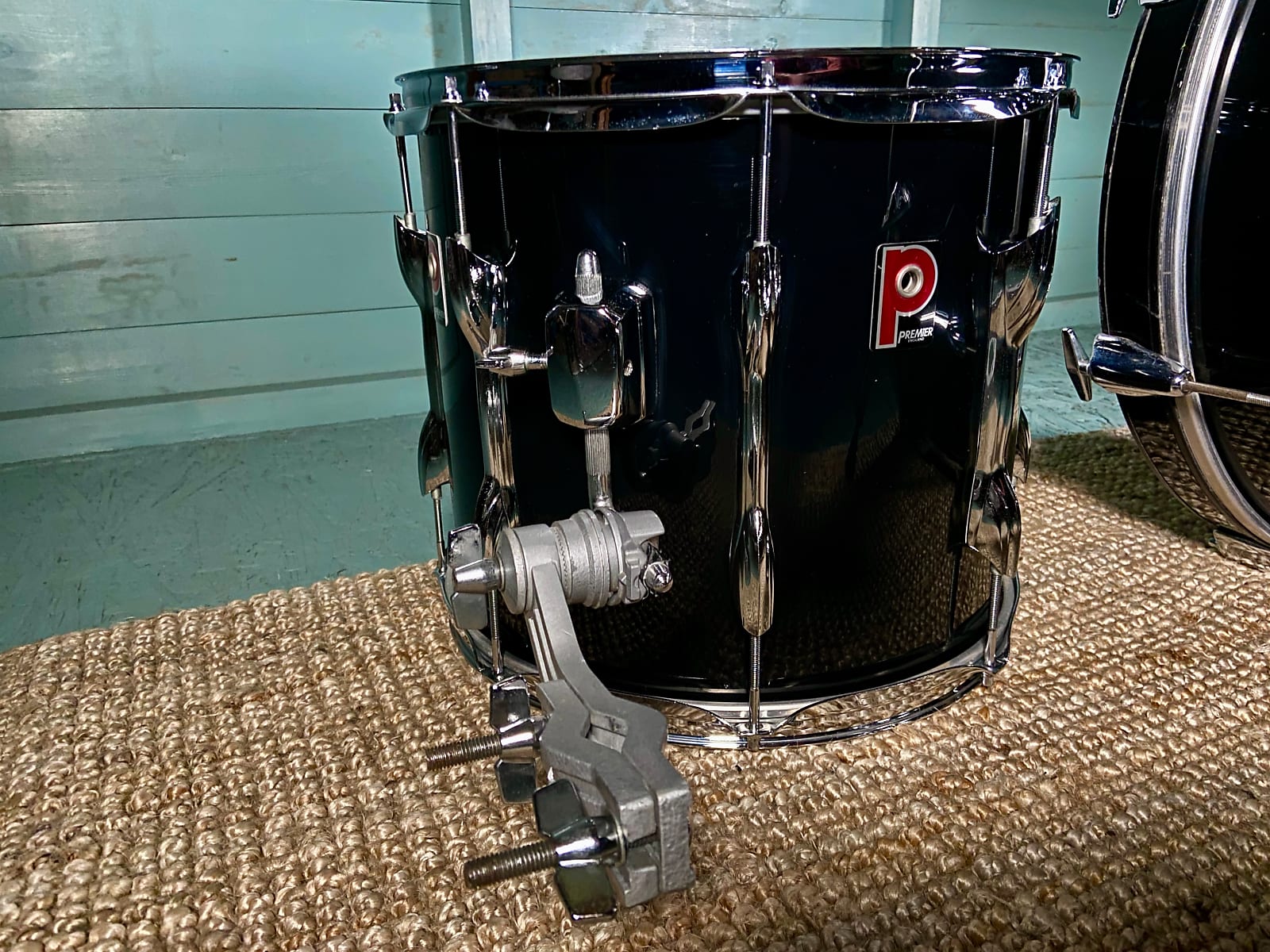 Premier APK Drum Kit in Fusion Sizes in Liquid Black - 1990's