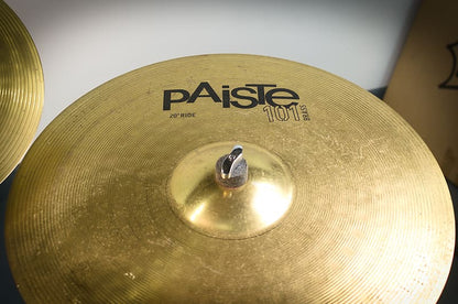 Paiste 101 Universal Cymbal Set (14" Hats, 16" Crash & 20" Ride)