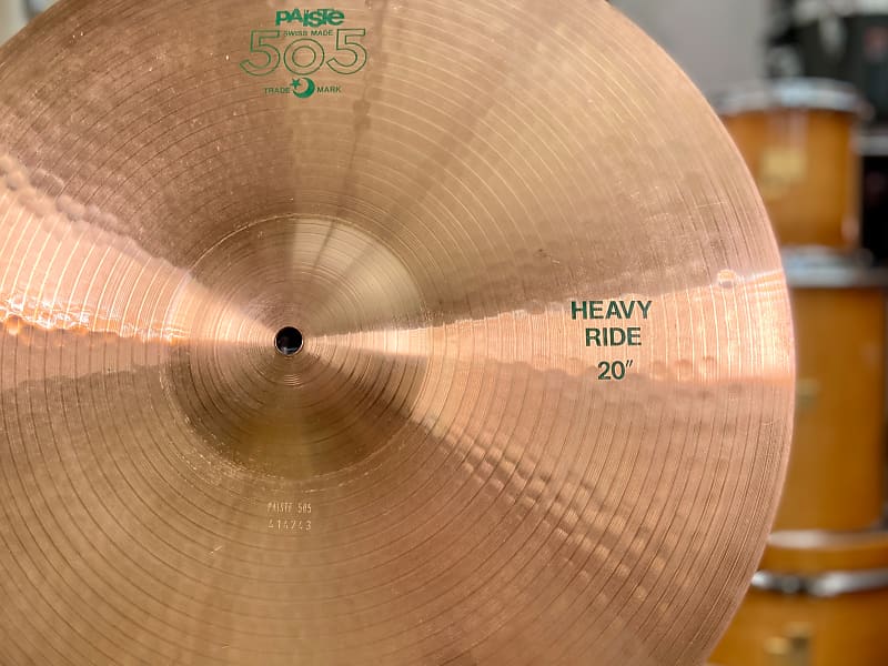 Paiste 505 20" Heavy Ride Cymbal - 2691g - 1984