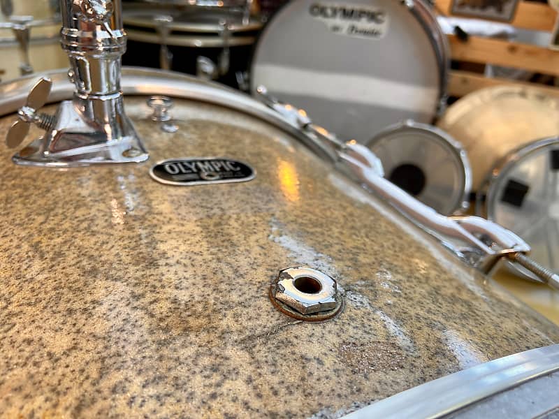 Premier Olympic '65' Drum Kit in 'Sparkling -Blue' (Gold) Finish - Late 1960's