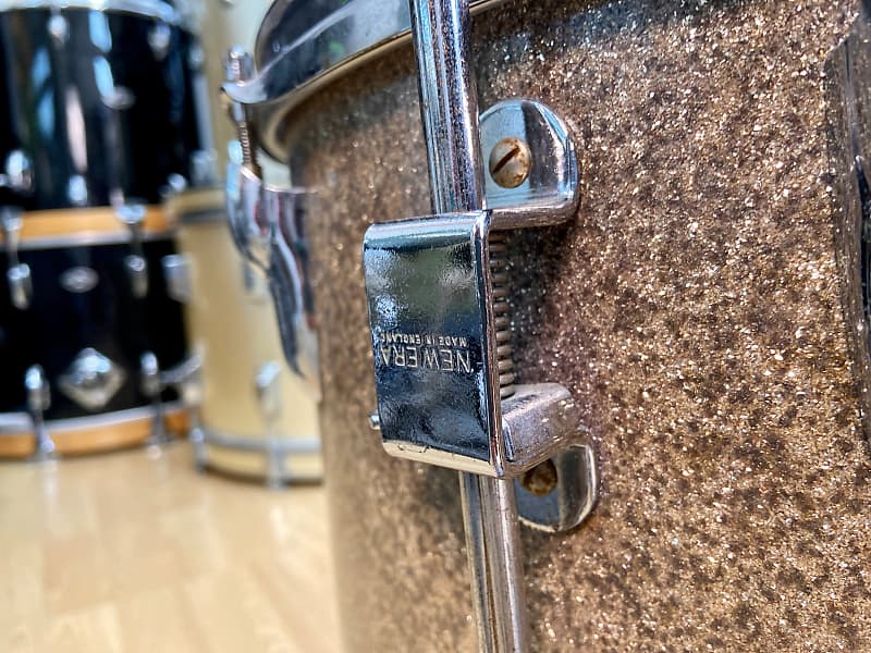 Premier Olympic '65' Drum Kit in 'Sparkling -Blue' (Gold) Finish - Late 1960's